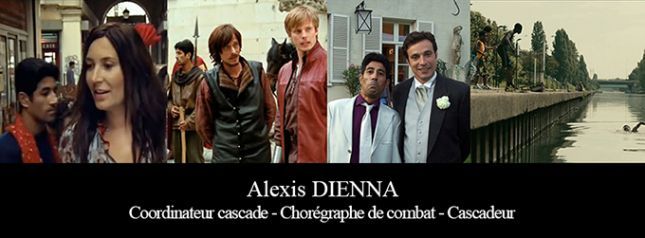 Alexis DIENNA - Coordinateur cascade, chorégraphe de combat et cascadeur. Stunt coordinator and fight choreographer. Escrime artistique et duel de spectacle. Réglage show acrobatie tricking et freerunning. Coaching acteur, comédien et artiste.